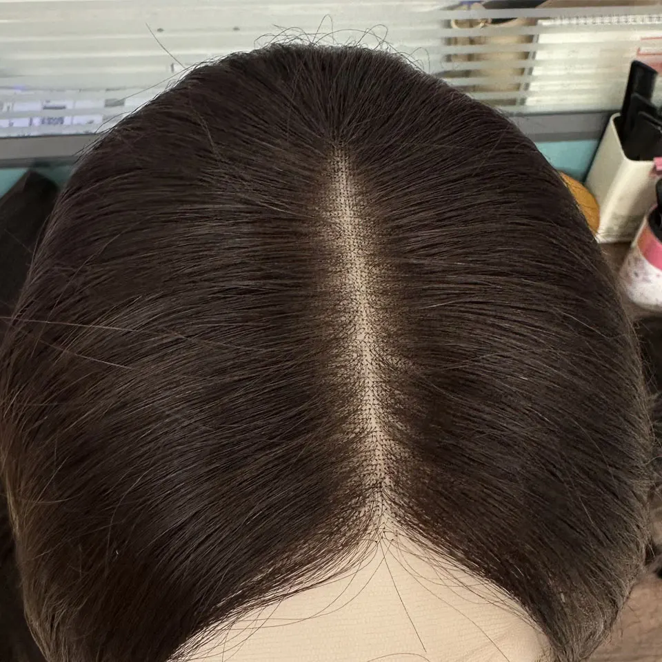 Lace top wig 24inches top quality best European hair Realistic wig virgin hair jewish kosher Best Sheitels