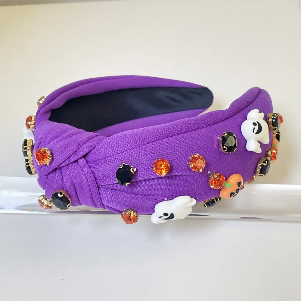 Easy to Wear Padded Halloween Headband Lightweight Durable Hair Jewelry Accessories Sponge Knot Hairband