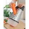 4 Sided Blade Cheese Vegetables Grater Cucumber Slicer Cutter Box Grater Stainless Steel Melon Grater Cutter Potato Grater