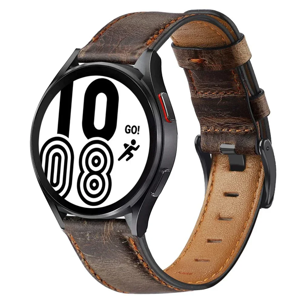 Crazy Horse Leather Watch Strap - Premium 20mm/22mm Bracelet Bands