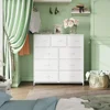 9-Drawer Dresser, Fabric Storage Tower for Bedroom, Hallway, Closet, Tall Chest Organizer Unit for Bedroom with Fabric Bins 1