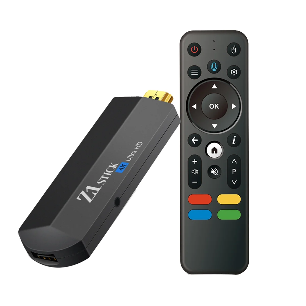 Z1 Stick H313 2Gb + 16Gb Rom Stick Tv Box 4K Android 11 Atv Ui Bt Voice Remote Fire Tv Stick 4K Vs Fire Stick-Us Plug