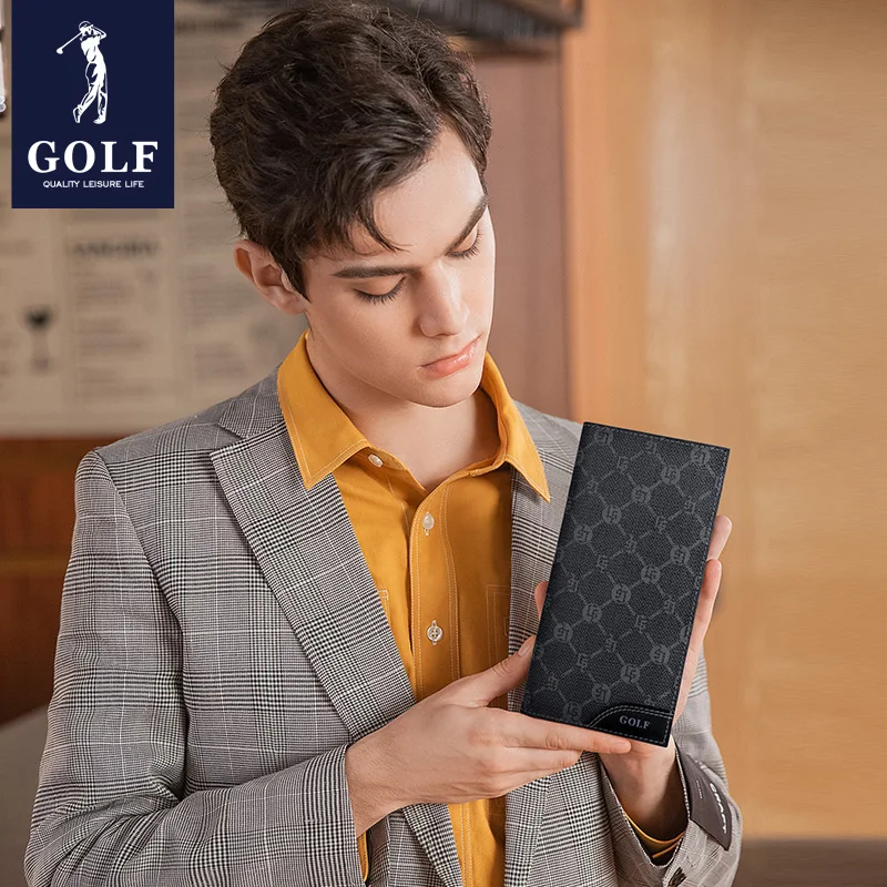 GOLF Men's Long Wallet Large Capacity, Multi Card, Ultra