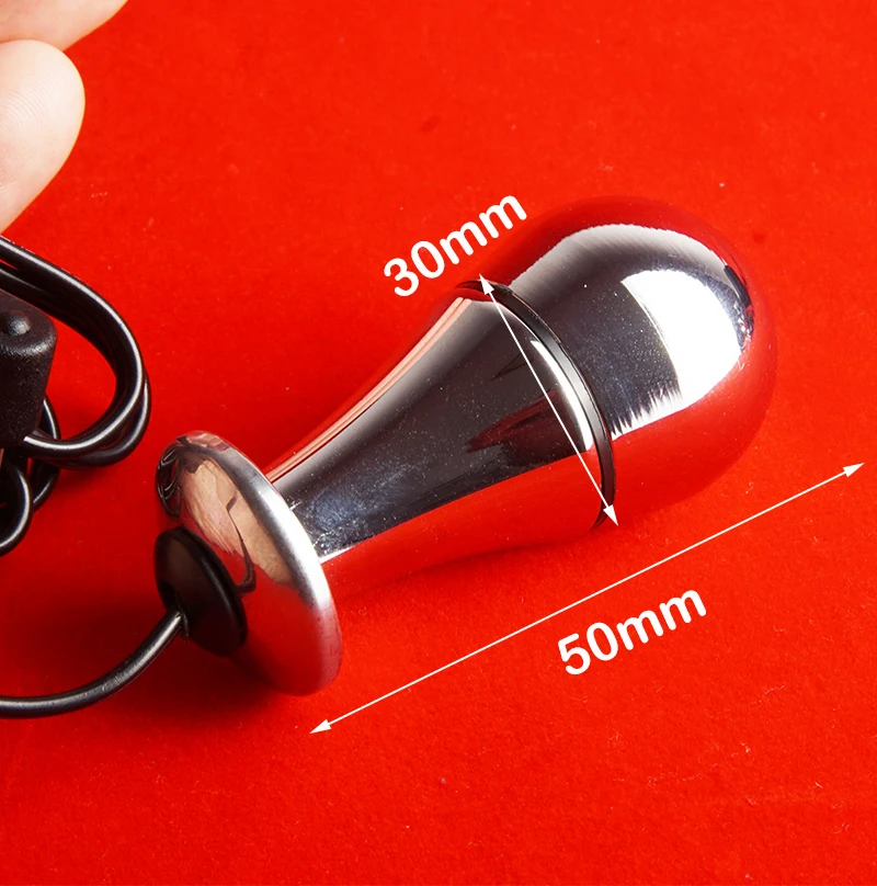 BDSM Electro Anal Butt Plug Egg,Electrosex Nipple Pump Sucker,Estim E-stim Sex Toy,Electrosex Electrostimulator,Electric Shocker