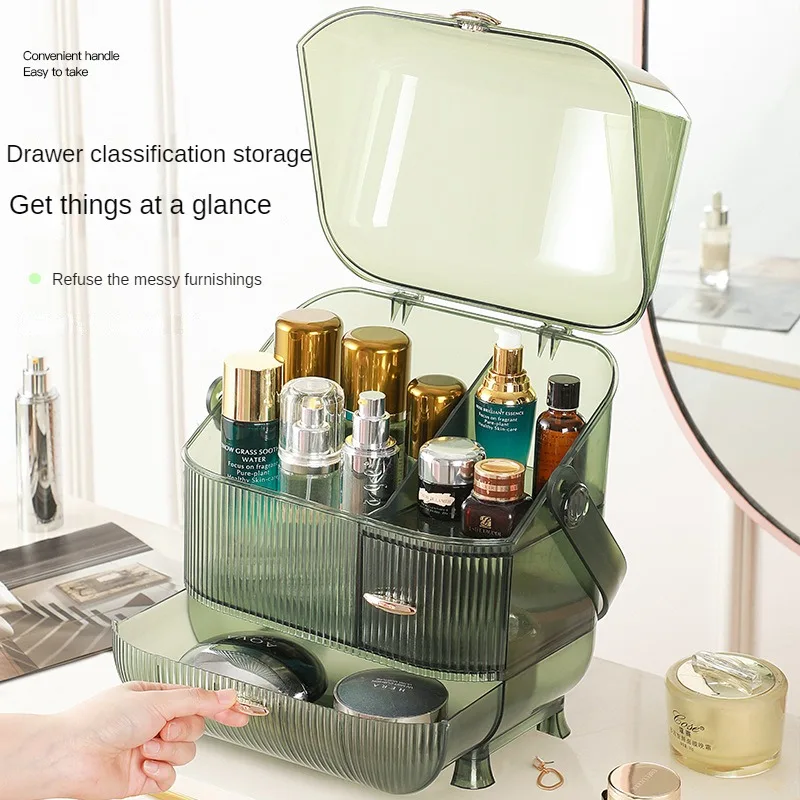 

Light Luxury Cosmetics Skin Care Storage Box for Bedroom Storage
