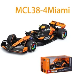 Burago 1:43 McLaren F1 Alloy Car Model - Premium Simulation Decoration & Gift Toy (2024 mcl38 - 4 mi)