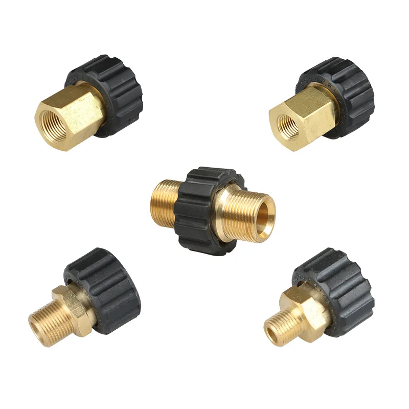 High Pressure Washer Accessories High Pressure Water Pipe Water Gun Conversion Copper Connector Extension Tube To Tube Connector