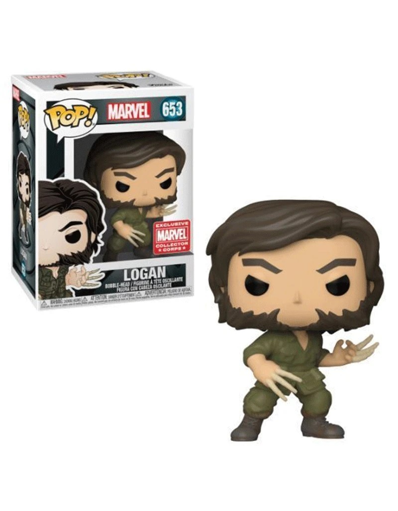 Funko Pop Logan Marvel Exclusive Marvel Collector Corps 653