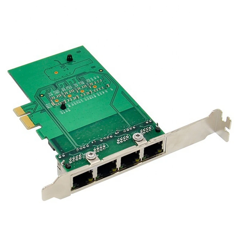 RJ-45 4-Port Ethernet Server Adapter Gigabit Network Card PCI-E X1 Interface images - 6