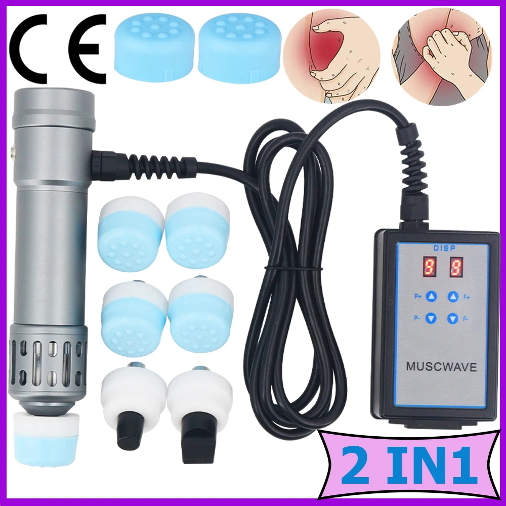

2 IN 1 Shockwave Therapy Machine For Men ED Treatment Chiropractic Tools Physical Therapy Pain Relief Body Relaxation Massager