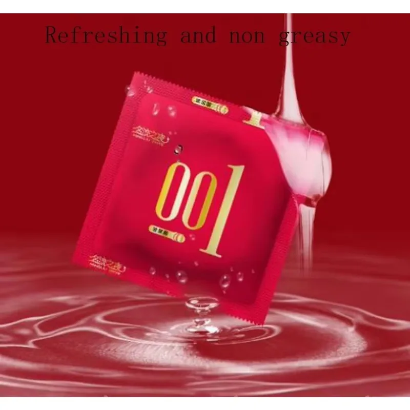 PERSONAGE 24Pcs Ultra-Thin 001 Hyaluronic Acid Large Oil Condom Lubricated Smooth Penis Sleeve Contraception Sex Product for Men 5