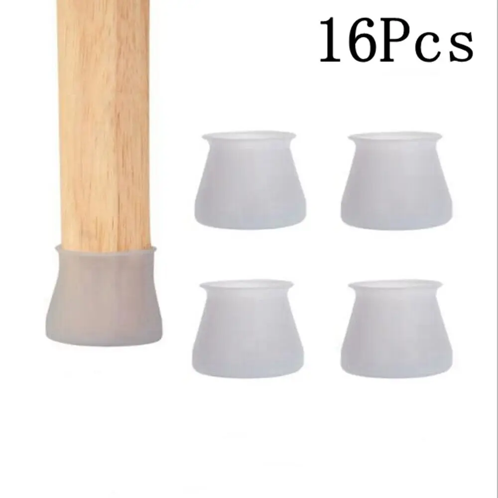 Universal Thickened Silicone Chair Foot Cover Protective Pad Non-slip Durable Footrest Cover Home Table Chair Legs 5/10/20Pcs