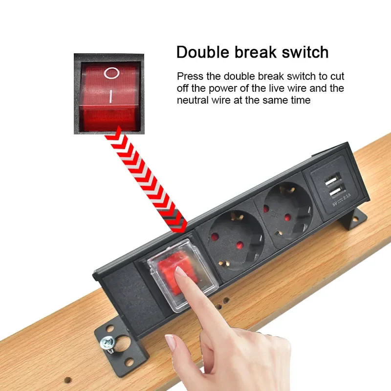 Ƽ ũž  , 1-7AC EU  ͽټ ̾, 1.2, 2, 3M, 16A, 4000W, Ʈũ ĳ , 5V2.1A USB 