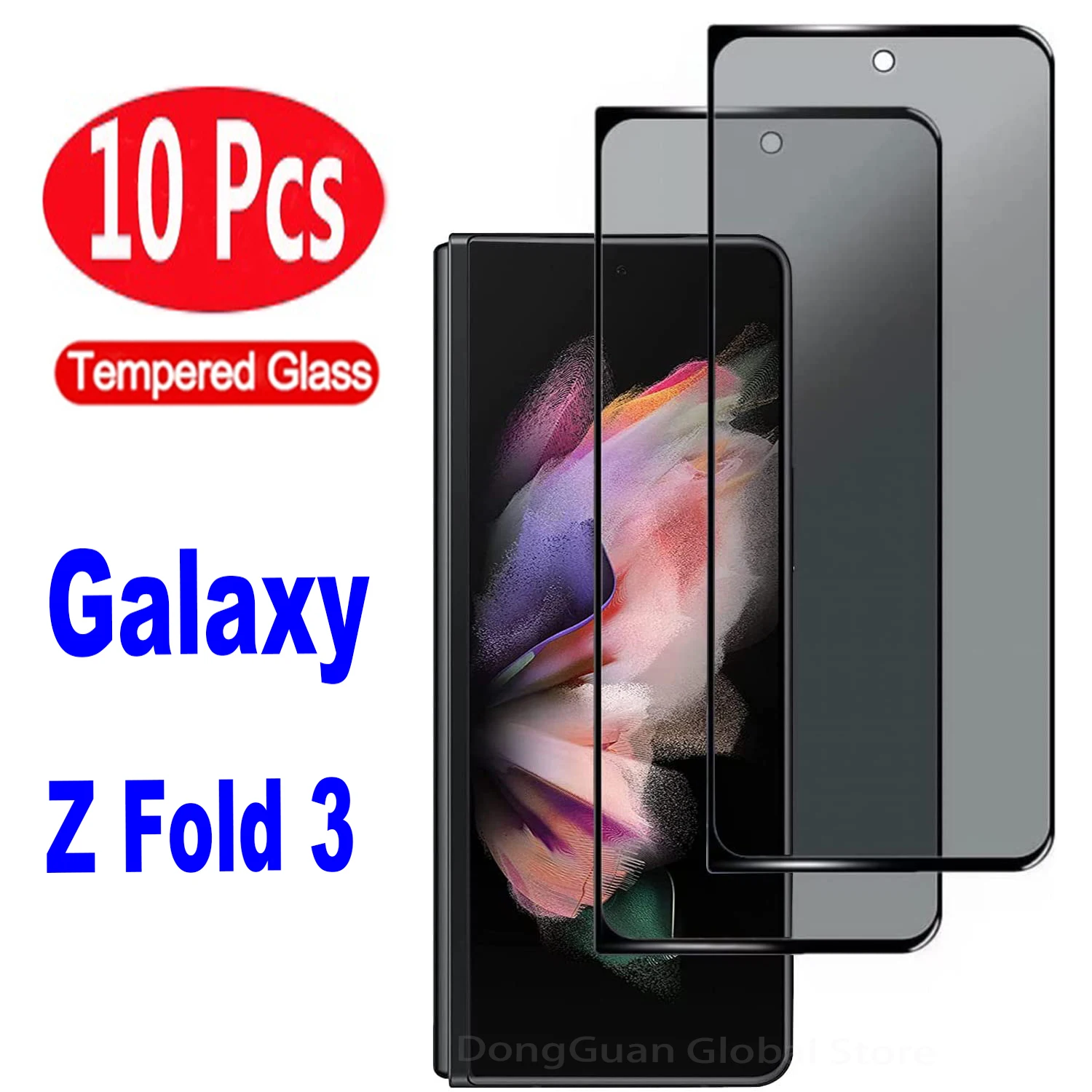 

10Pcs Anti Spy Tempered Glass For Samsung Galaxy Z Fold 3 Z Fold 4 Z Fold 5 Screen Protector Privacy Glass Film
