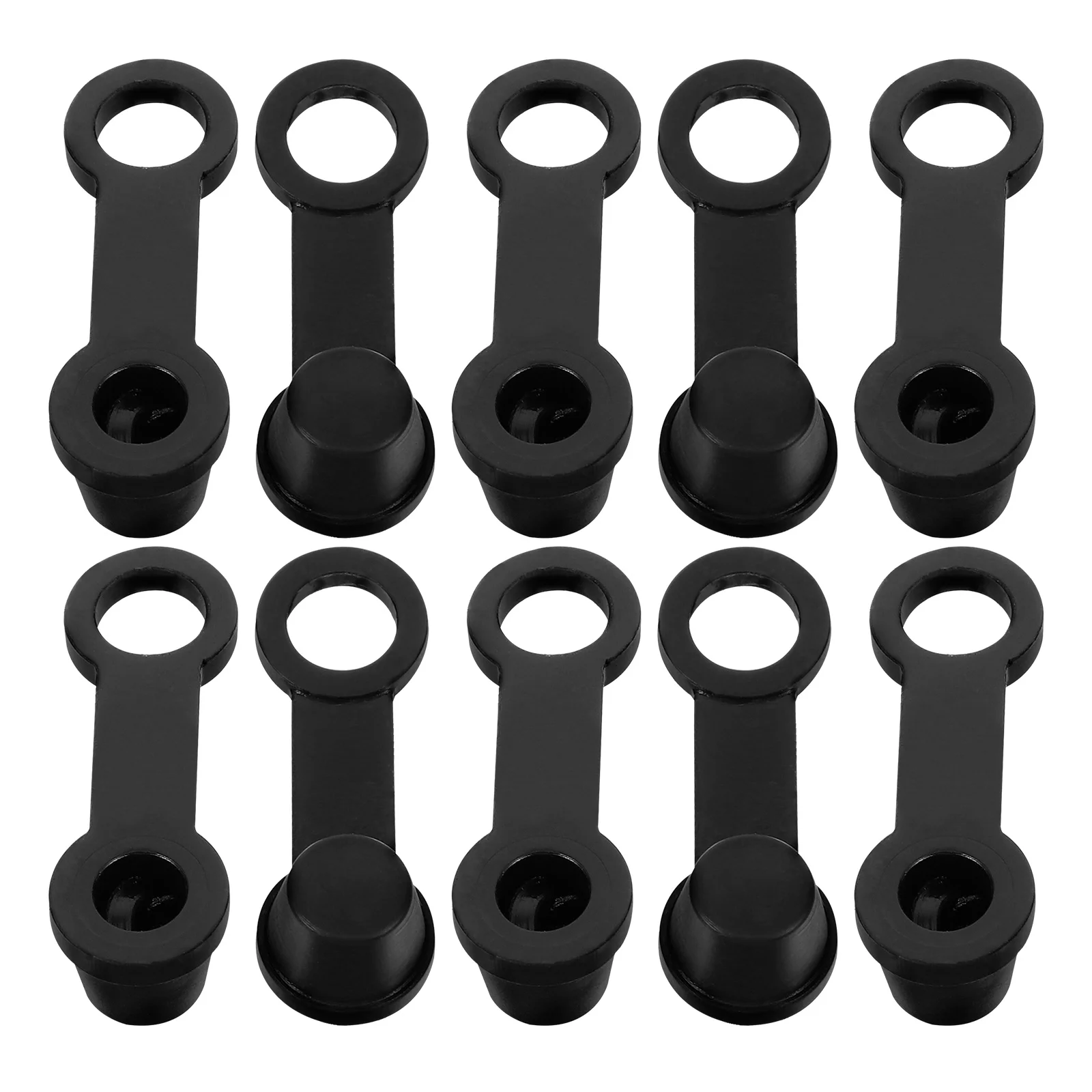 Caliper Dust Boot Brake Accessories Automotive Deflation System Grease Bleeder Caps Rubber 10 Pcs
