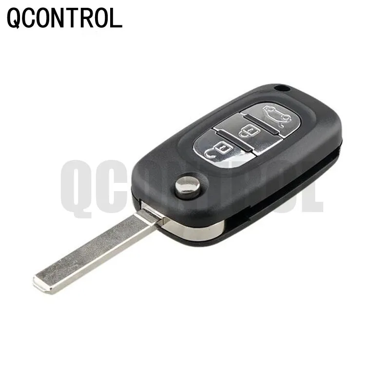 QCONTROL 3 Buttons Car Remote Key Suit for Renault Scenicchip and 433MHz III Megane III Fluence 2009-2015 with ID46 pcf7961