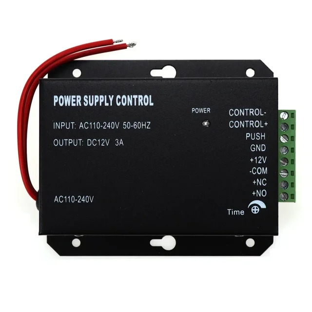 DC12V3A access control system switching power supply AC100~240V is used for RFID fingerprint access control of electronic locks. 5