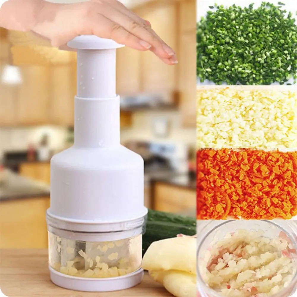 

Hand Pressure Vegetable Cutter High Quality Stainless Steel Quickly Onion Chopping Durable Garlic Masher Home Use