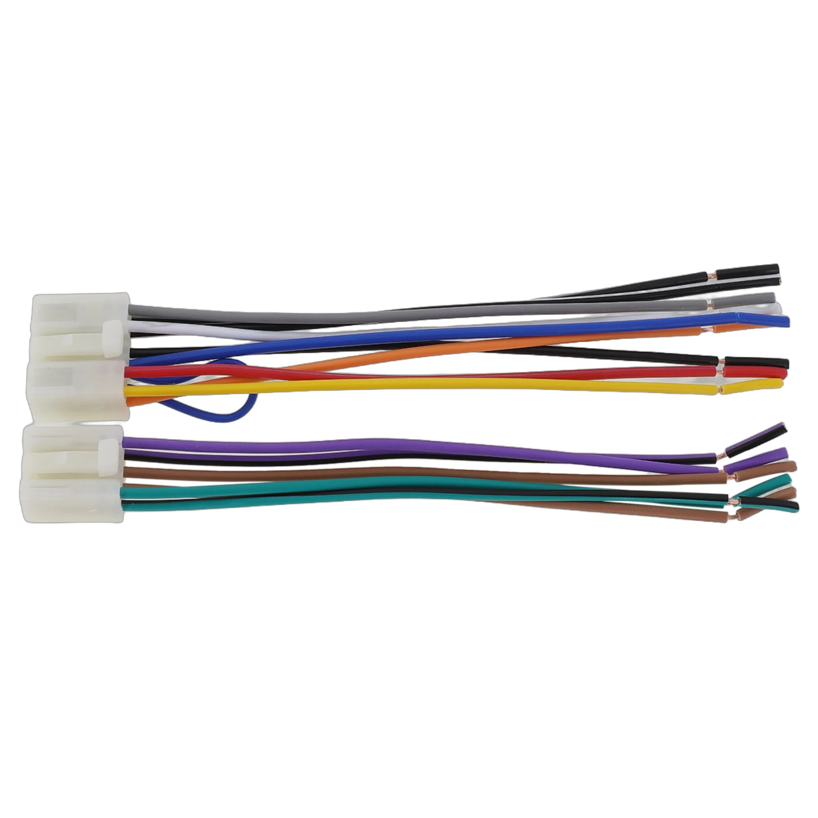 

2Pcs Car Radio Stereo Electronic Install Auto Player Wire Harness Cable Adapter Connector Sportage Fits For Toyota Tools