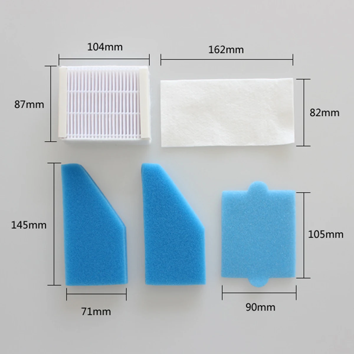 

Hygienic Protection Filter Set 5 Pieces Suitable For Thomas AQUA + Anti Allergy, AQUA + Pet & Family Micro Exhaust Air Filter