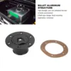 Fuel Cell Gas  Fuel Cell    Billet Aluminum 39mm ID Flush Mounting 6  Open Type Black  for Car 4