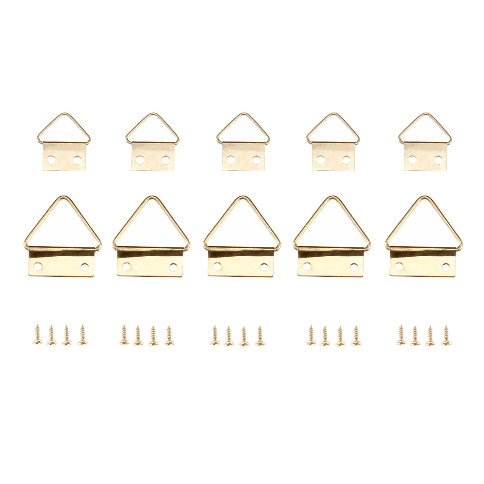 Picture Frame Hangers 10/20sets Triangle D Ring Photo Frame Hooks Hanging Picture