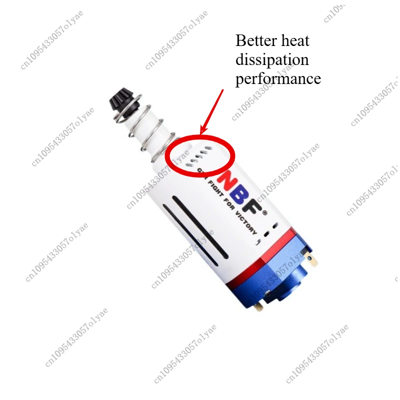 NBF GTR Airsoft Brushless-Motor für Airsoft AEG, stufenlose Geschwindigkeitsregelung, Motoren mit hohem Drehmoment für M16/M4/MP5/G3/P90 V2 Getriebe – Detail 3
