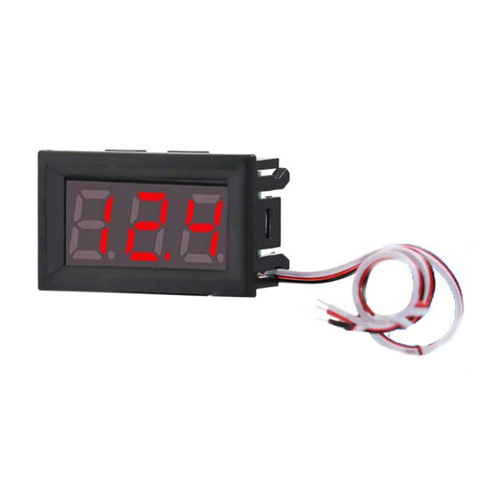 

Versatile LED Digital DC Voltmeter for Mobile Phone Batteries Car Batteries Reverse Connection Protection Measurement Accuracy