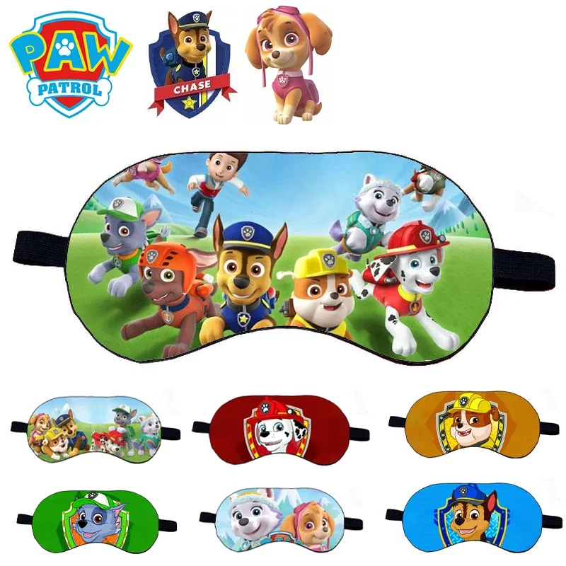 Paw Patrol Chase Fast Sleeping Sleep Eye Mask Cover Kids Travel Eyepatch Nap Eye Patch Rest Blindfold Sleeping Night Eyeshade