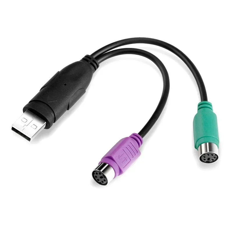 

Кабель-конвертер USB «штырь-штырь» PS/2 PS2 «мама», компьютерные кабели для клавиатуры и соединения аппаратных кабелей, 1 шт.