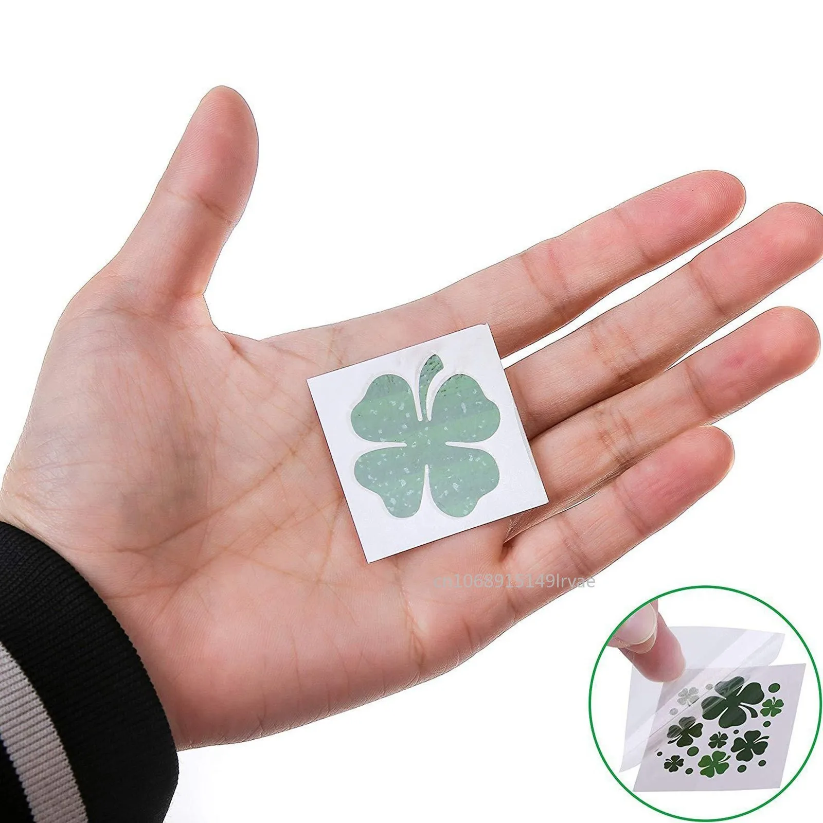 72PC Four Leaf Clover Temporary Saint Patrick's Day Tattoo Sticker Irish Carnival Party Stickers Party Decor Kids Creative Gifts