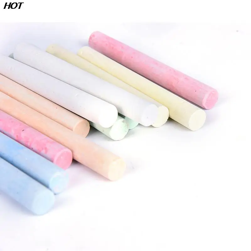 12 pcs/Lot Dustless Chalk Pen Drawing Chalks For Blackboard Accessories