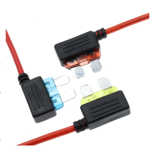 12V 24V 5A 10A 15A 20A Car Fuse Holder Additional Circuit Adaptor Mini Micro Standard Blade Fuse Simple Safety Device car fuse holder