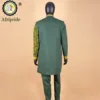 African Suits for Men Embroidery Print Blazer and Pants Set Business Dress Suit with Kerchief Party Wedding Evening A2316023 4