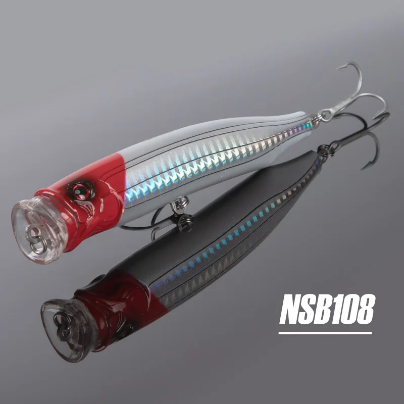 NOEBY Feed Popper Köder 175mm 73g Topwater Popper Salzwasser-Hardlure für GT, Thunfisch, Königsfisch, Big Game Angeln – Detail 6
