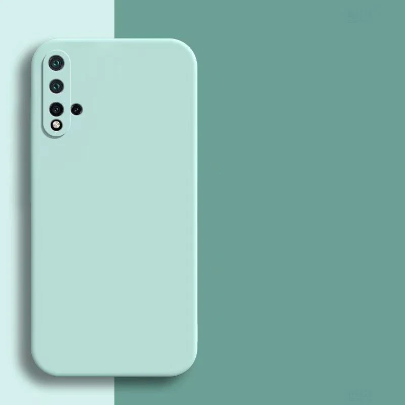 Square Silicone Shockproof Phone Case with Soft Cover