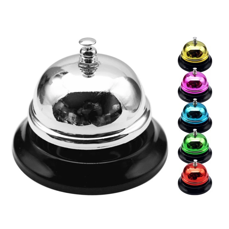 65mm Call Bell Desk Christmas Kitchen Hotel Counter Reception Christmas Bells Small Single Bell Dining Bell Table Summoning Bell