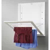 Whitmor MDF, Wood, Steel Wall Mounted Drying Rack for Storage, White 2