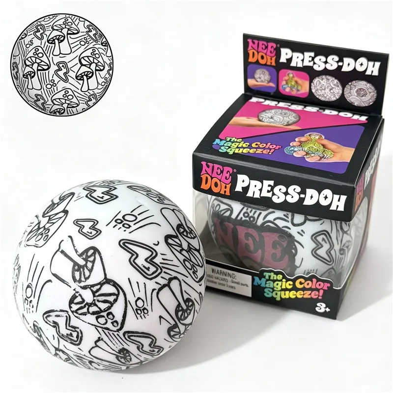 Color-Changing Squishy Stress Relief Ball - Sensory Toy Gift