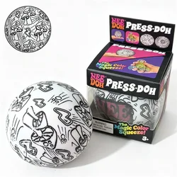 Color - Changing Squishy Stress Relief Ball - Sensory Toy Gift (Press Doh Mushroom)
