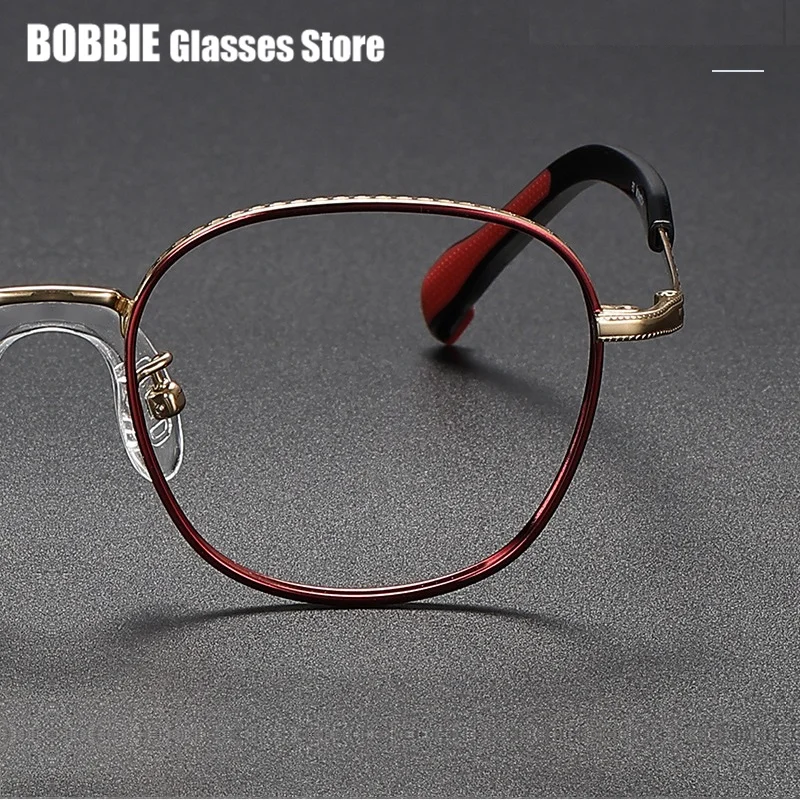 New Fashion Children Eyeglasses Frame Pure Titanium Square Kid Small Face Eyewear Students Boy Girl Spectacle Myopia Astigmatism