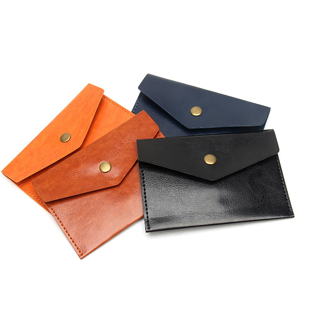 PU Leather Card Holder Simple Classic Thickened Leather Ultra-thin