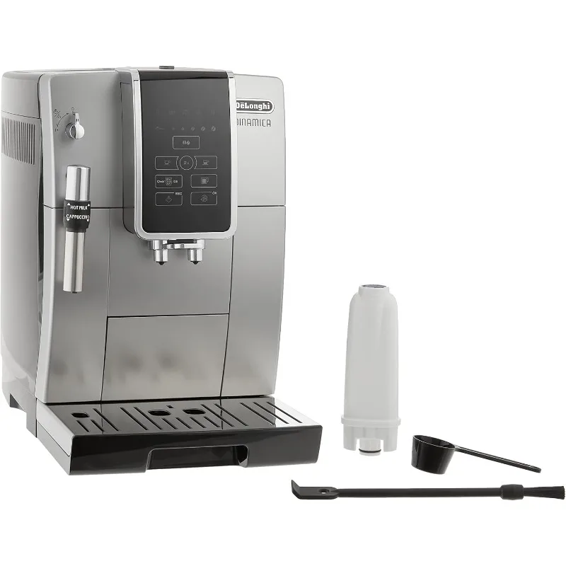 America Dinamica Fully Automatic Coffee and Espresso Machine with Premium Adjustable Frother, Stainless Steel, ECAM35025SB 2