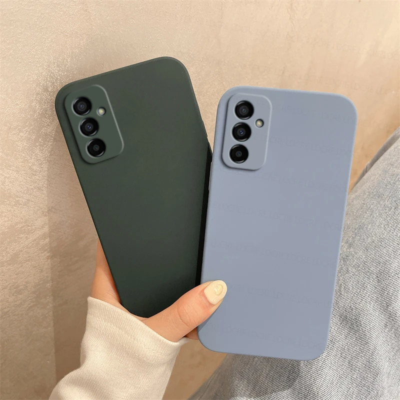 Per Samsung Galaxy M23 5G Custodia In Silicone Liquido Custodia Quadrata Samsung Galaxy M23 M33 M53 5G Cover Tpu Cover Posteriore Per Telefono Samsung