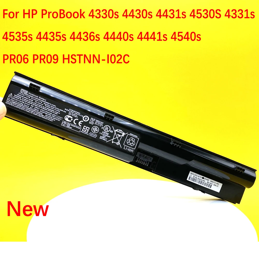 

Новый аккумулятор PR06 для ноутбука HP ProBook 4430s 4431s 4530S 4331s 4535s 4436s 4440s 4441s 4540s 633805 s HSTNN-OB2R-001