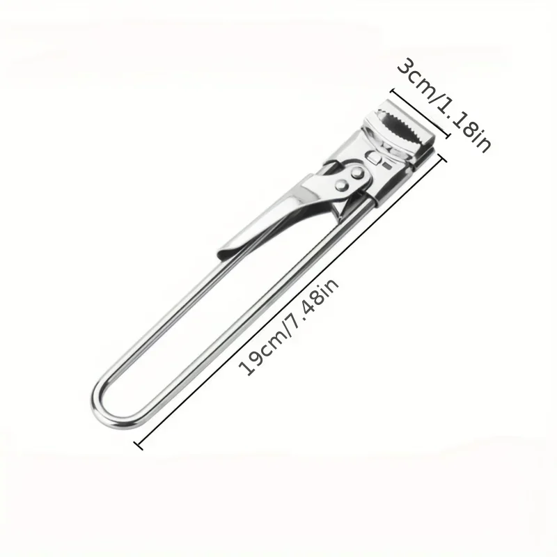 Adjustable Multi-Function Bottle Opener Stainless Steel Lids Off Jar Opener Labor-Saving Screw Can For Kitchen Tools can opener bottle opener kitchen tools wine opener multifunctional tool ampoule opener