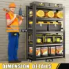 78" H|48" W All-Metal Garage Shelving Unit and Storage-Easy Assembly Shelves 5-Tier Rack|Heavy-Duty Adjustable Shelf|Steel 3