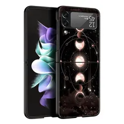 Cosmic Art Black Hard Folding Phone Case for Galaxy Z Flip 4 (A1)