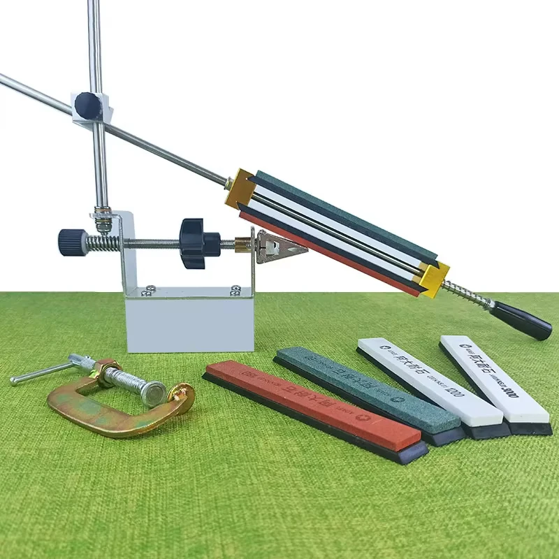Knife Sharpener Knife Sharpening Stone Diamond Sharpening Stone Professional Fixed Angle Knife Sharpener Diamond Honing Stone Stainless Steel Sharpening Tools Pocket Knife Sharpener