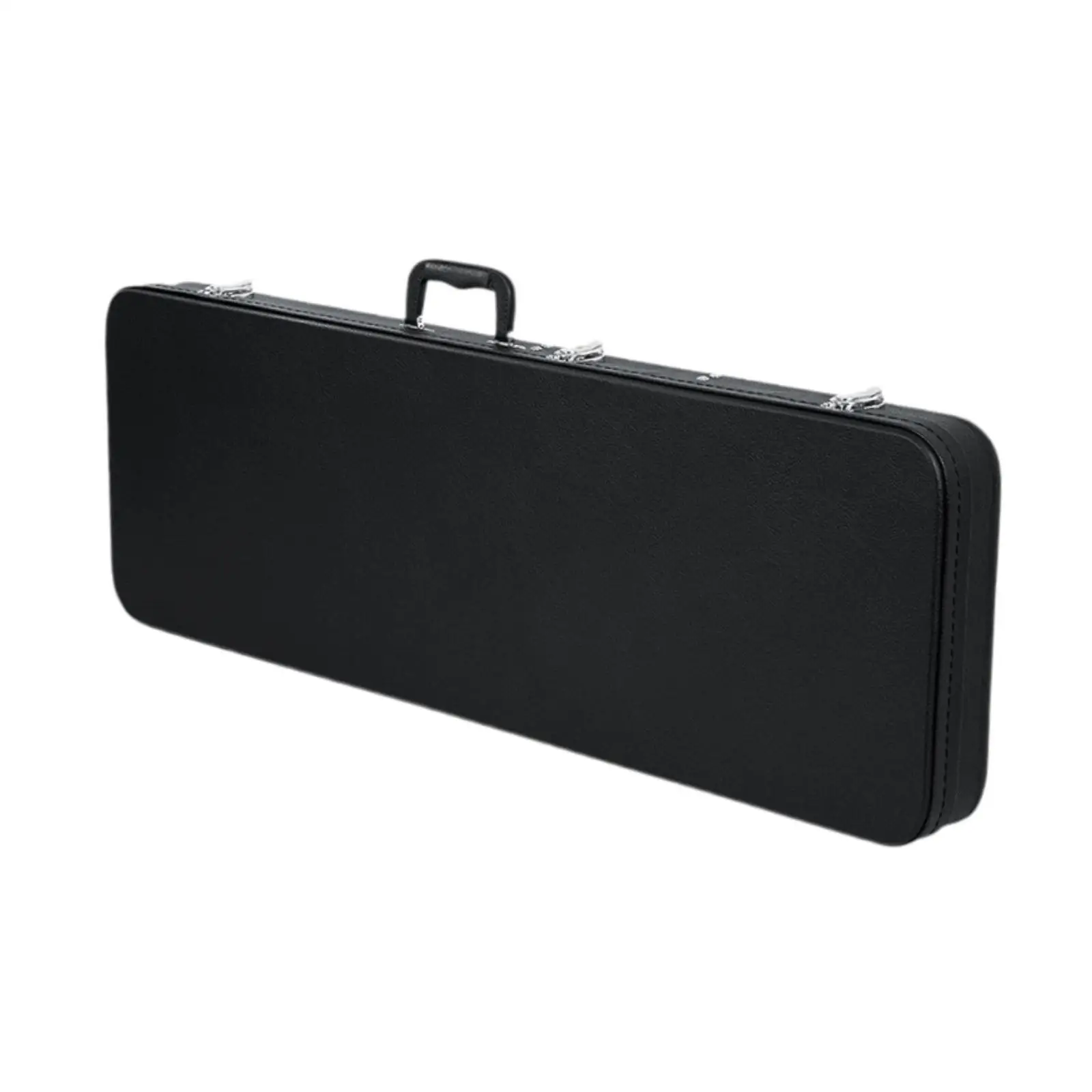 Electric Guitar Bag Rounded Corner PU Leather Thick Padding Dustproof Padded Guitar Case Electric Case for Accessories